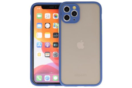 BAOHU Hoesje Geschikt voor de iPhone 11 Pro - Hard Case Backcover Telefoonhoesje - Blauw