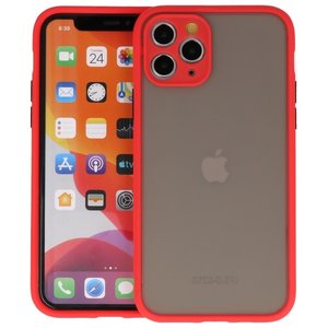 BAOHU Hoesje Geschikt voor de iPhone 11 Pro - Hard Case Backcover Telefoonhoesje - Rood