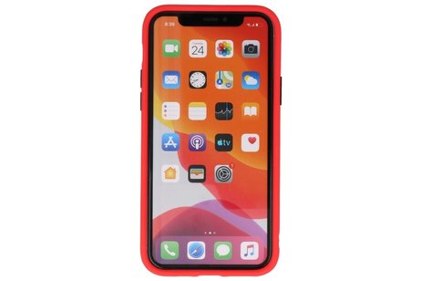 BAOHU Hoesje Geschikt voor de iPhone 11 Pro - Hard Case Backcover Telefoonhoesje - Rood