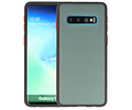BAOHU Hoesje Geschikt voor de Samsung Galaxy S10 - Hard Case Backcover Telefoonhoesje - Zwart