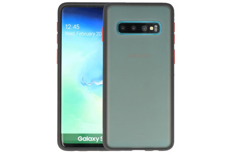 BAOHU Hoesje Geschikt voor de Samsung Galaxy S10 - Hard Case Backcover Telefoonhoesje - Zwart