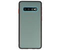 BAOHU Hoesje Geschikt voor de Samsung Galaxy S10 - Hard Case Backcover Telefoonhoesje - Zwart
