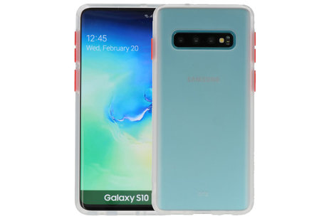 BAOHU Hoesje Geschikt voor de Samsung Galaxy S10 - Hard Case Backcover Telefoonhoesje - Transparant
