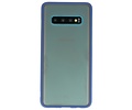 BAOHU Hoesje Geschikt voor de Samsung Galaxy S10 - Hard Case Backcover Telefoonhoesje - Blauw