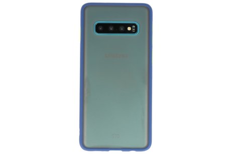 Samsung Galaxy S10 Hoesje Hard Case Backcover Telefoonhoesje Blauw