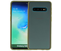 BAOHU Hoesje Geschikt voor de Samsung Galaxy S10 - Hard Case Backcover Telefoonhoesje - Groen