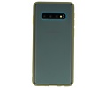 Samsung Galaxy S10 Hoesje Hard Case Backcover Telefoonhoesje Groen