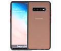 BAOHU Hoesje Geschikt voor de Samsung Galaxy S10 Plus - Hard Case Backcover Telefoonhoesje - Zwart