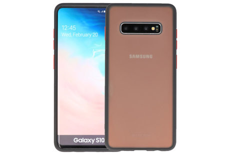 BAOHU Hoesje Geschikt voor de Samsung Galaxy S10 Plus - Hard Case Backcover Telefoonhoesje - Zwart