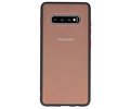 BAOHU Hoesje Geschikt voor de Samsung Galaxy S10 Plus - Hard Case Backcover Telefoonhoesje - Zwart