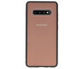 Samsung Galaxy S10 Plus Hoesje Hard Case Backcover Telefoonhoesje Zwart