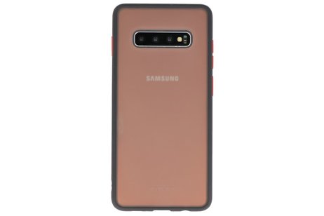BAOHU Hoesje Geschikt voor de Samsung Galaxy S10 Plus - Hard Case Backcover Telefoonhoesje - Zwart