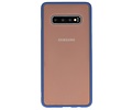 BAOHU Hoesje Geschikt voor de Samsung Galaxy S10 Plus - Hard Case Backcover Telefoonhoesje - Blauw