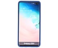 BAOHU Hoesje Geschikt voor de Samsung Galaxy S10 Plus - Hard Case Backcover Telefoonhoesje - Blauw