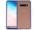 BAOHU Hoesje Geschikt voor de Samsung Galaxy S10 Plus - Hard Case Backcover Telefoonhoesje - Blauw