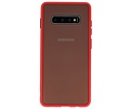 Samsung Galaxy S10 Plus Hoesje Hard Case Backcover Telefoonhoesje Rood