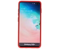 BAOHU Hoesje Geschikt voor de Samsung Galaxy S10 Plus - Hard Case Backcover Telefoonhoesje - Rood