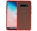 BAOHU Hoesje Geschikt voor de Samsung Galaxy S10 Plus - Hard Case Backcover Telefoonhoesje - Rood