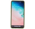 BAOHU Hoesje Geschikt voor de Samsung Galaxy S10 Plus - Hard Case Backcover Telefoonhoesje - Groen