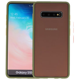BAOHU Samsung Galaxy S10 Plus Hoesje Hard Case Backcover Telefoonhoesje Groen