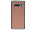 Samsung Galaxy S10 Plus Hoesje Hard Case Backcover Telefoonhoesje Donker Groen