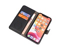 BAOHU KAIYUE - Luxe Portemonnee Hoesje - Pasjeshouder Telefoonhoesje - Wallet Case - Geschikt voor iPhone 11 Pro Max Zwart