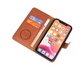 BAOHU KAIYUE - Luxe Portemonnee Hoesje - Pasjeshouder Telefoonhoesje - Wallet Case - Geschikt voor iPhone 11 Pro Max Bruin