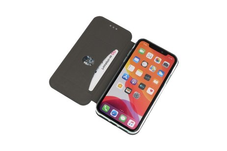 Slim Folio Case - Book Case Telefoonhoesje - Folio Flip Hoesje - Geschikt voor iPhone 11 Pro Max - Zwart