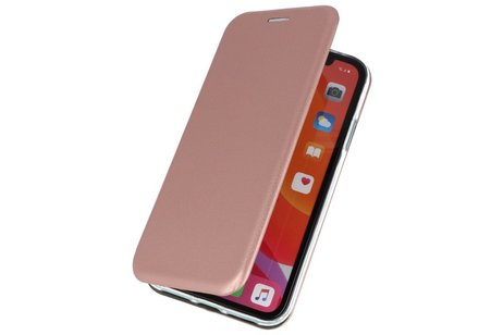 Slim Folio Case - Book Case Telefoonhoesje - Folio Flip Hoesje - Geschikt voor iPhone 11 Pro Max - Roze
