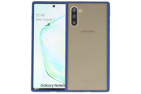 BAOHU Hoesje Geschikt voor de Samsung Galaxy Note 10 - Hard Case Backcover Telefoonhoesje - Blauw