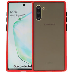BAOHU Hoesje Geschikt voor de Samsung Galaxy Note 10 - Hard Case Backcover Telefoonhoesje - Rood
