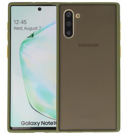 Samsung Galaxy Note 10 Hoesje Hard Case Backcover Telefoonhoesje Groen
