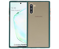 Samsung Galaxy Note 10 Hoesje Hard Case Backcover Telefoonhoesje Donker Groen