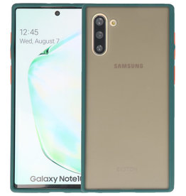 Samsung Galaxy Note 10 Hoesje Hard Case Backcover Telefoonhoesje Donker Groen