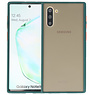 Samsung Galaxy Note 10 Hoesje Hard Case Backcover Telefoonhoesje Donker Groen