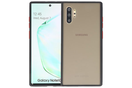 BAOHU Hoesje Geschikt voor de Samsung Galaxy Note 10 Plus - Hard Case Backcover Telefoonhoesje - Zwart