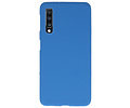 BAOHU Hoesje Geschikt voor de Samsung Galaxy A70s - Backcover Color Telefoonhoesje - Navy