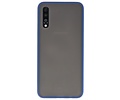BAOHU Hoesje Geschikt voor de Samsung Galaxy A70 - Hard Case Backcover Telefoonhoesje - Blauw