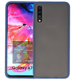 Samsung Galaxy A70 Hoesje Hard Case Backcover Telefoonhoesje Blauw