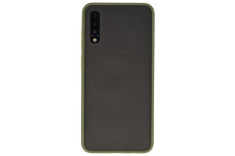 BAOHU Hoesje Geschikt voor de Samsung Galaxy A70 - Hard Case Backcover Telefoonhoesje - Groen
