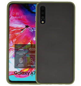 BAOHU Samsung Galaxy A70 Hoesje Hard Case Backcover Telefoonhoesje Groen