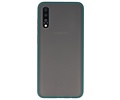 BAOHU Hoesje Geschikt voor de Samsung Galaxy A70 - Hard Case Backcover Telefoonhoesje - Donker Groen