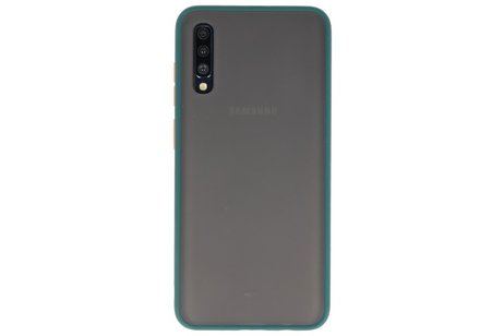 Samsung Galaxy A70 Hoesje Hard Case Backcover Telefoonhoesje Donker Groen