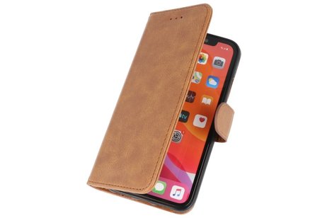 Hoesje Geschikt voor iPhone 11 - Kaarthouder Book Case Telefoonhoesje - Bruin