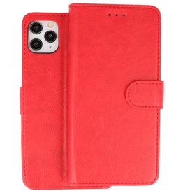 iPhone 11 Pro Hoesje Kaarthouder Book Case Telefoonhoesje Rood