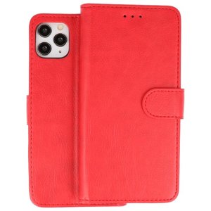 iPhone 11 Pro Hoesje Kaarthouder Book Case Telefoonhoesje Rood