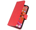 BAOHU Hoesje Geschikt voor iPhone 11 Pro - Kaarthouder Book Case Telefoonhoesje - Rood