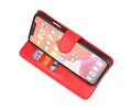 BAOHU Hoesje Geschikt voor iPhone 11 Pro - Kaarthouder Book Case Telefoonhoesje - Rood