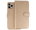 BAOHU Hoesje Geschikt voor iPhone 11 Pro - Kaarthouder Book Case Telefoonhoesje - Goud