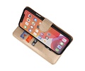 BAOHU Hoesje Geschikt voor iPhone 11 Pro - Kaarthouder Book Case Telefoonhoesje - Goud